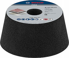 Stožčasti brusni lonec PRO Metal, 90 x 110 x 55 mm, G54