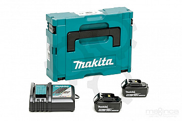 Set akumulatorjev MAKITA (2 x 18V/3,0Ah + DC18RC)