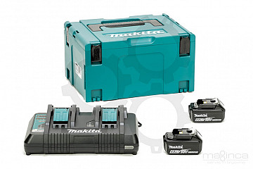 Set akumulatorjev MAKITA (2 x 18V/4,0Ah + DC18RD)