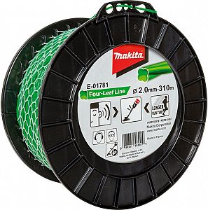 Slika izdelka: Štiridelna najlonska nitka zelena 2 mm x 310 m