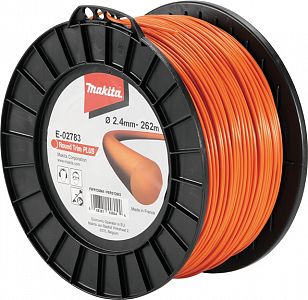 Slika izdelka: Okrogla najlonska nitka oranžna 2,4 mm x 262 m