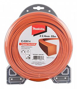 Slika izdelka: Kvadratna najlonska nitka oranžna 2,4 mm x 69 m