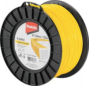 Slika izdelka: Kvadratna najlonska nitka rumena 3,0 mm x 132 m