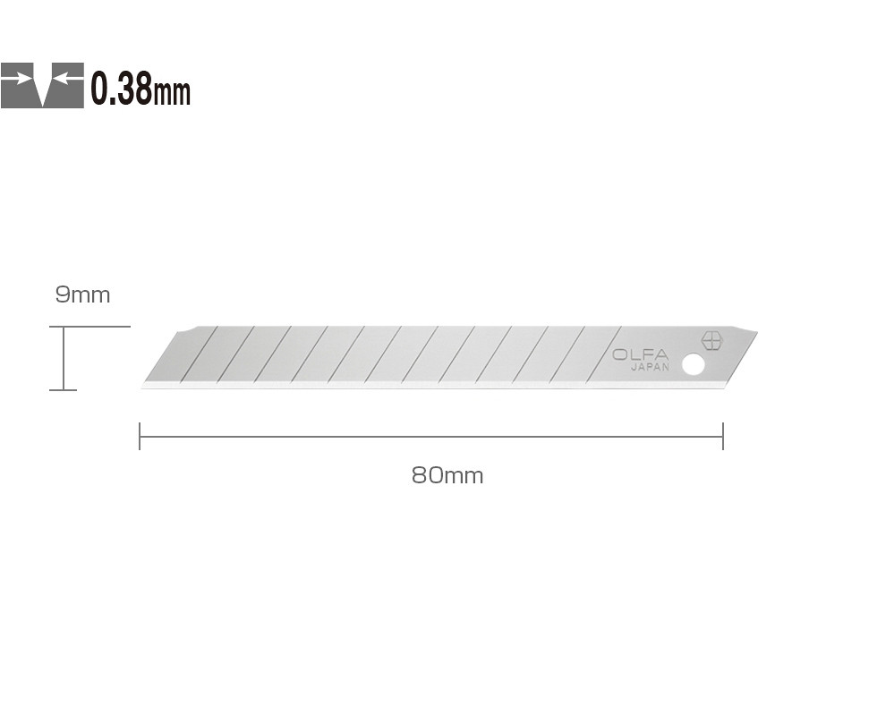 Rezervno rezilo OLFA AB-10  (10 KOS)