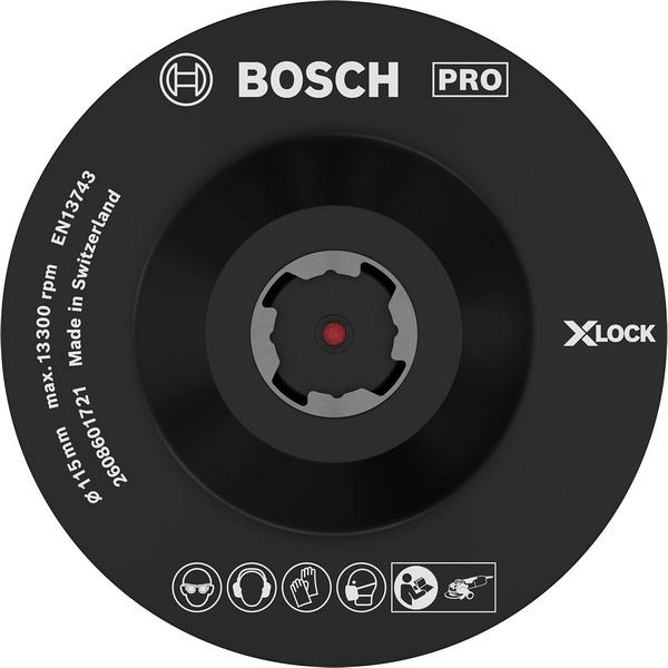 115-milimetrski podporni krožnik PRO Backing Pad X-Lock, sprijemalni sistem