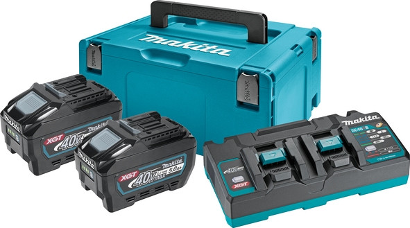 Set akumulatorjev MAKITA XGT (2 x 40V/5,0Ah + DC40RB)