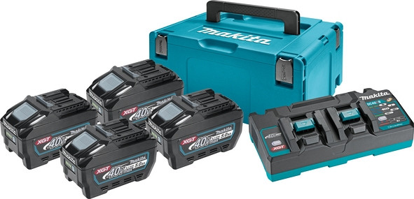 Set akumulatorjev MAKITA XGT (4 x 40V/5,0Ah + DC40RB)