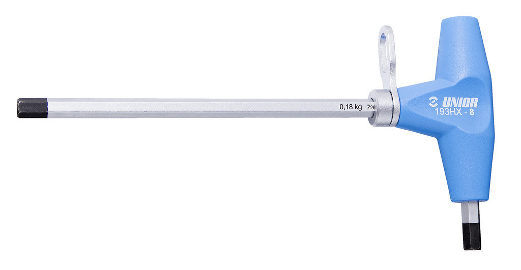 Izvijač inbus s T ročajem, za varno delo na višini