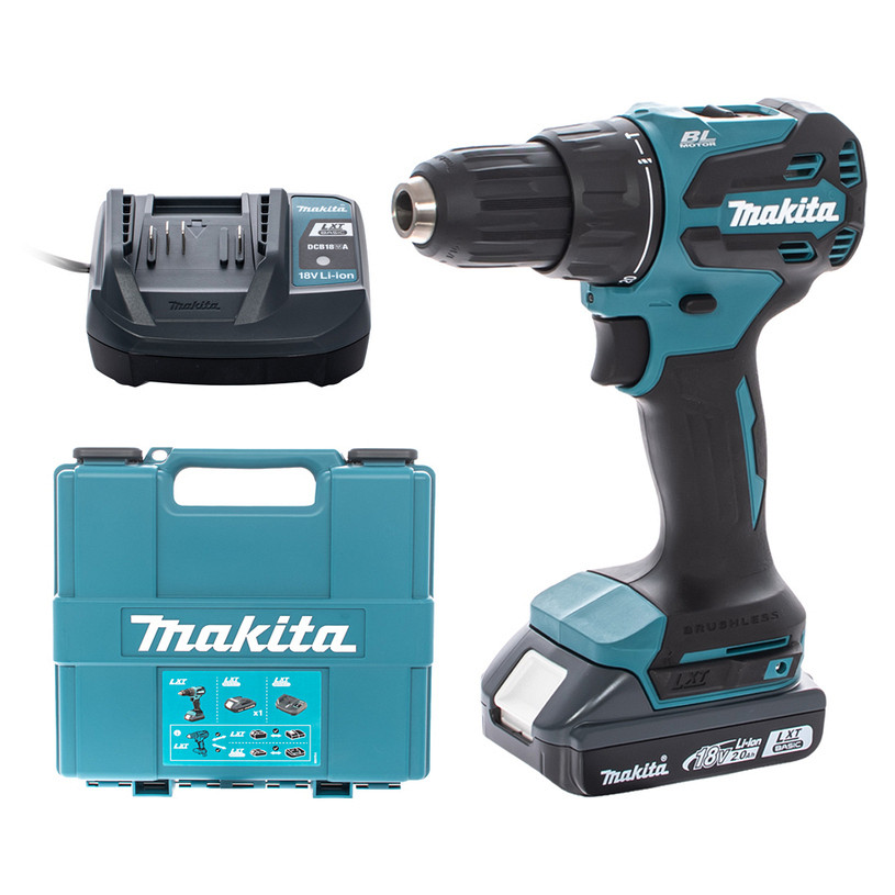 Akumulatorski vibracijski vrtalnik vijačnik 18V LXT BASIC MAKITA DHP490WV