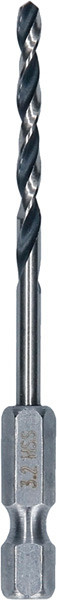 3,2-mm šestrobi sveder HSS PointTeQ