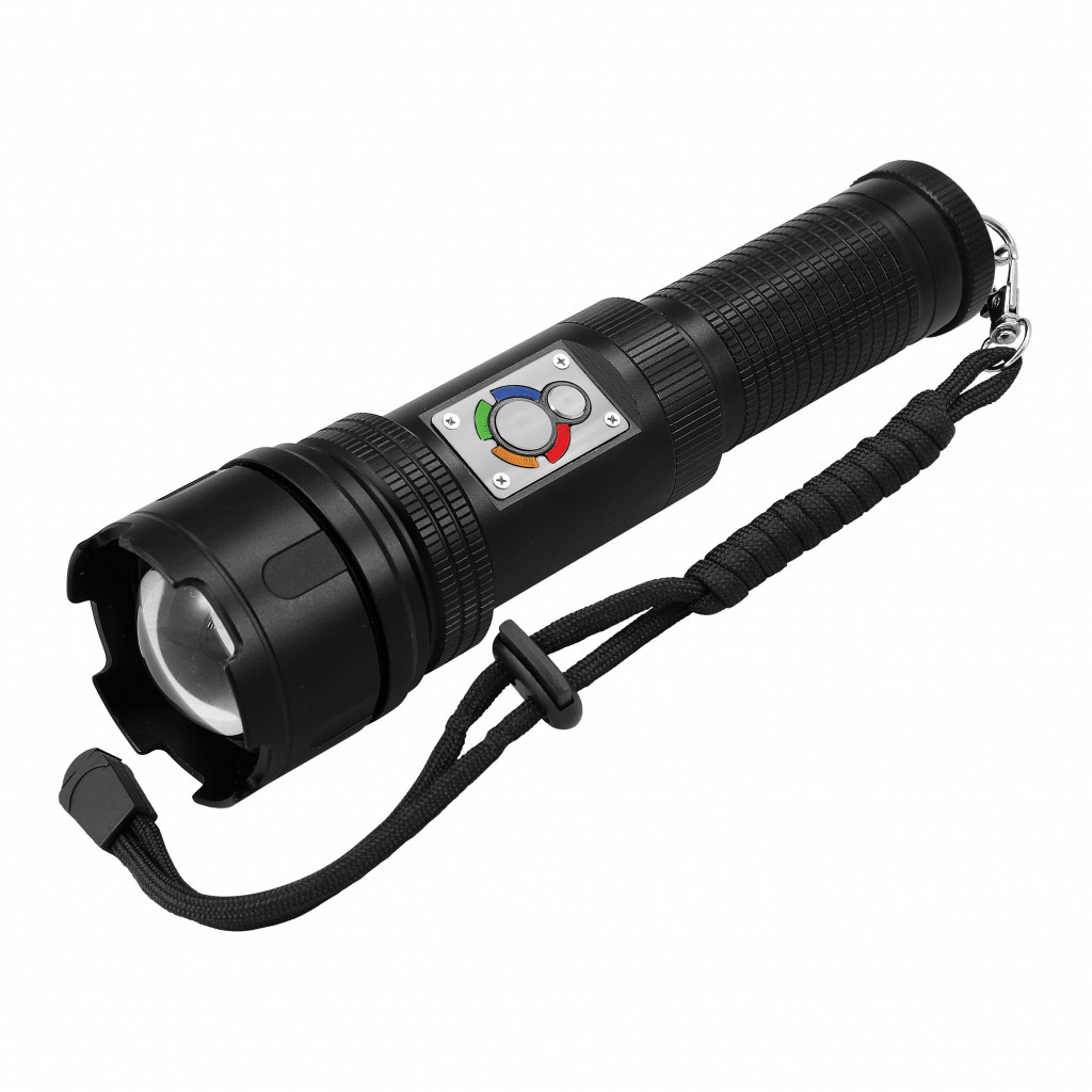 LED ročna svetilka 10 W + kamp luč  5 W, 650 lm