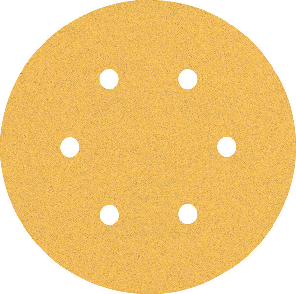 5-delni komplet brusnih papirjev s 6 luknjami EXPERT C470 za ekscentrične brusilnike, 150 mm, G 100
