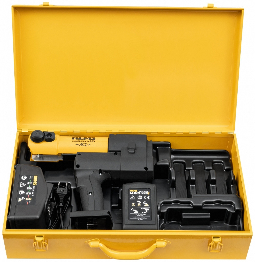 REMS baterijsko orodje za stiskanje Akku-Press 22V osnovni-set