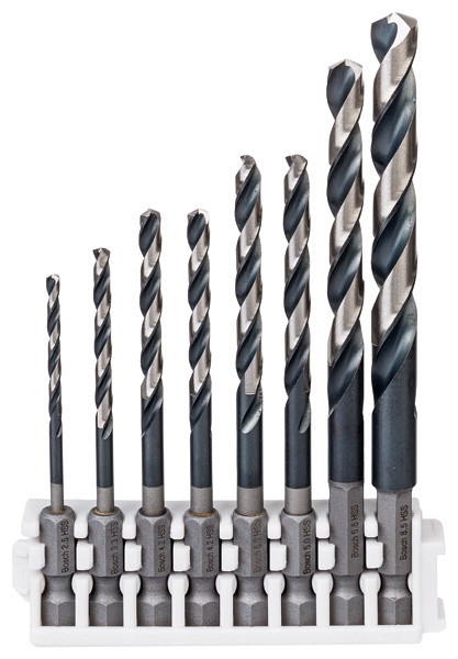 8-delni paket svedrov HSS Impact Control, 2,5–8,5 mm