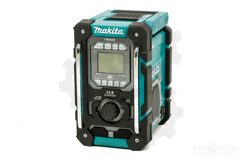 Akumulatorski polnilnik in prenosni Bluetooth DAB+ radio MAKITA DMR301