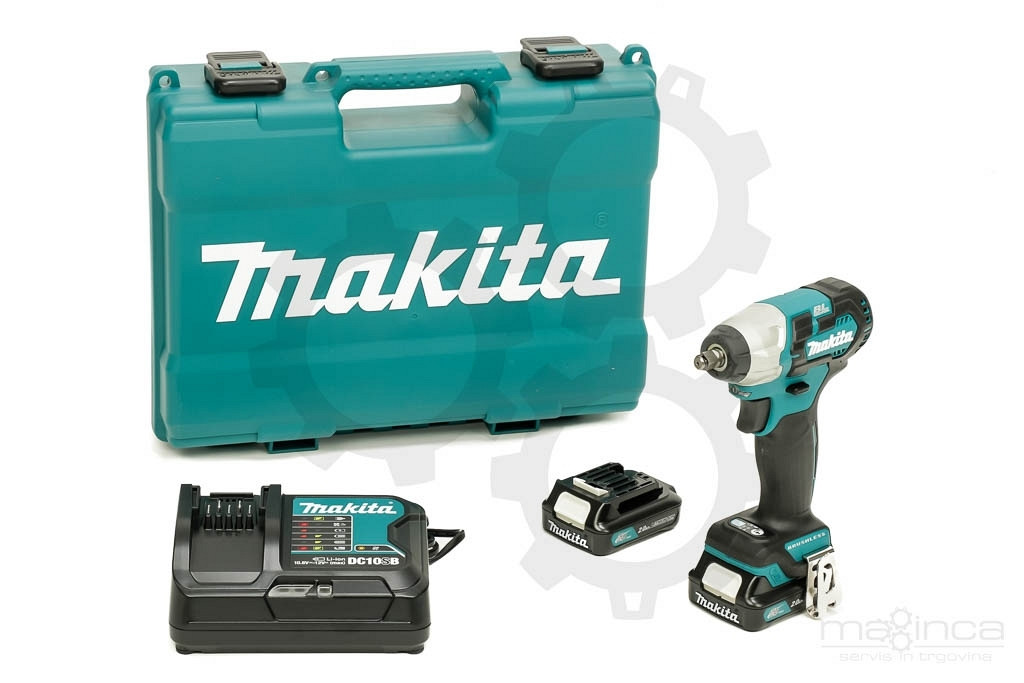 Akumulatorski udarni vijačnik 12V CXT MAKITA TW160DSAE