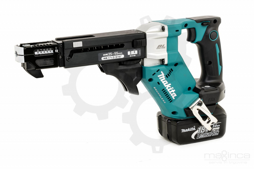 Akumulatorski suhomontažni knauf vijačnik s podajalnikom 18V LXT MAKITA DFR551Z