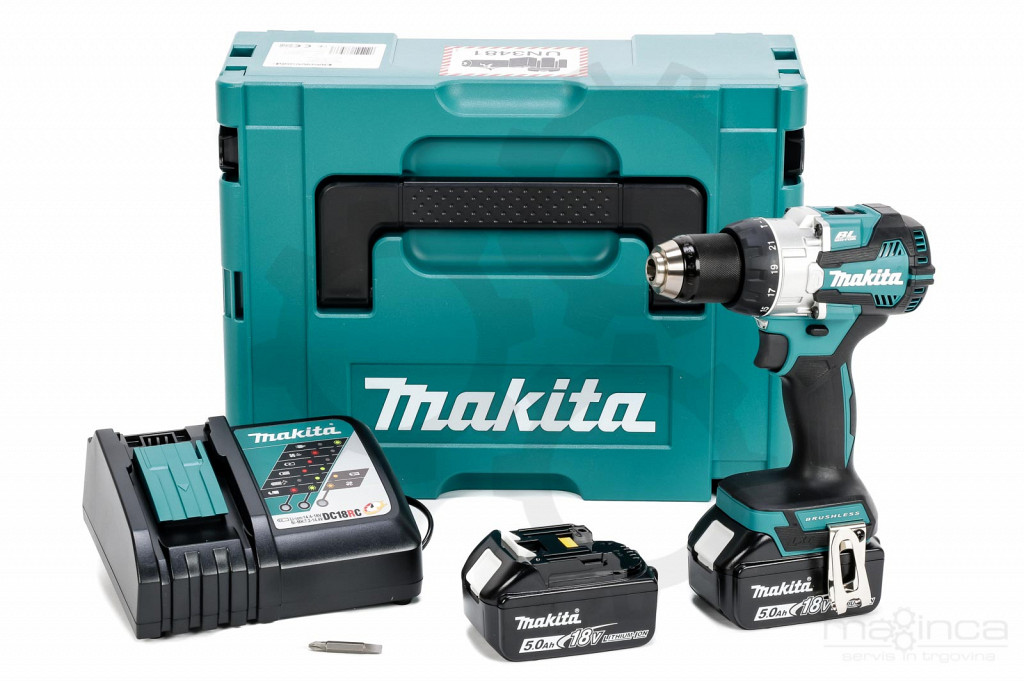 Akumulatorski vibracijski vrtalnik vijačnik 18V LXT MAKITA DHP489RTJ