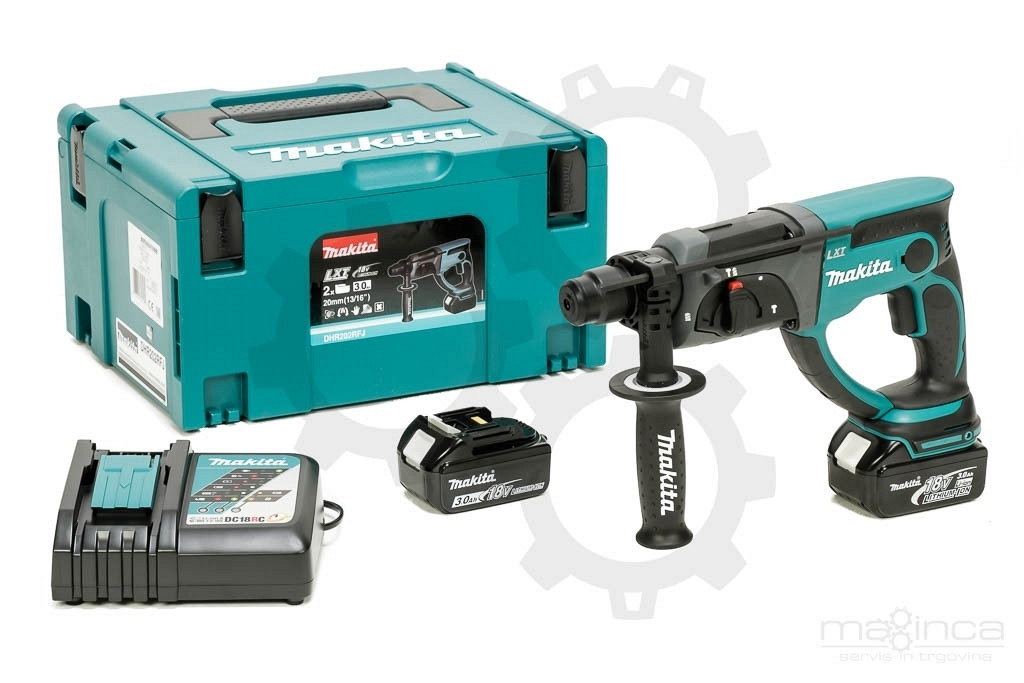 Akumulatorsko vrtalno kladivo SDS Plus 18V LXT MAKITA DHR202RFJ