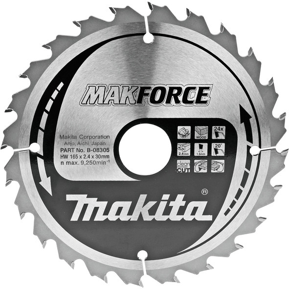 TCT MAKForce žagin list 230 mm (24 zob)