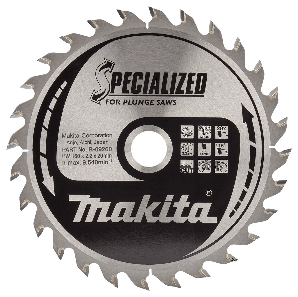 TCT Specialized žagin list - 160 mm, 28 zob