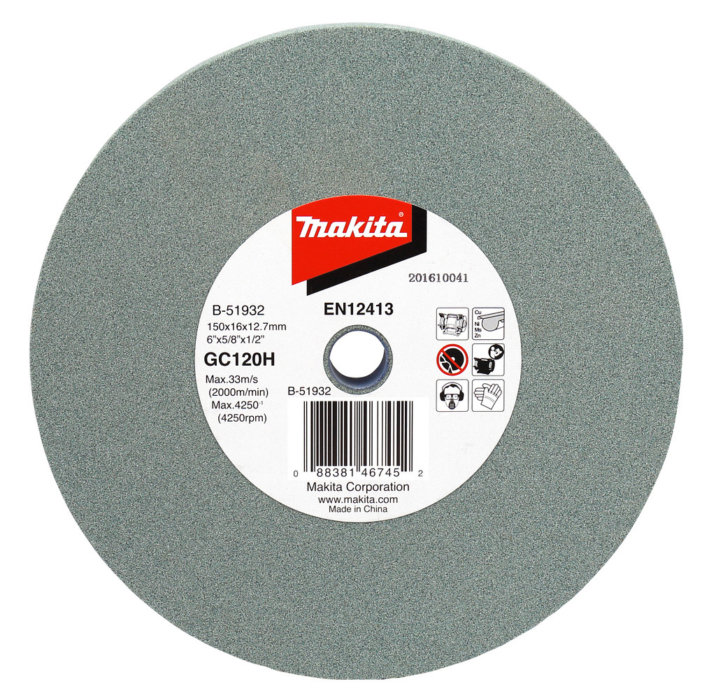 Brusilna plošča 150x16x12,7mm GC120H GB6