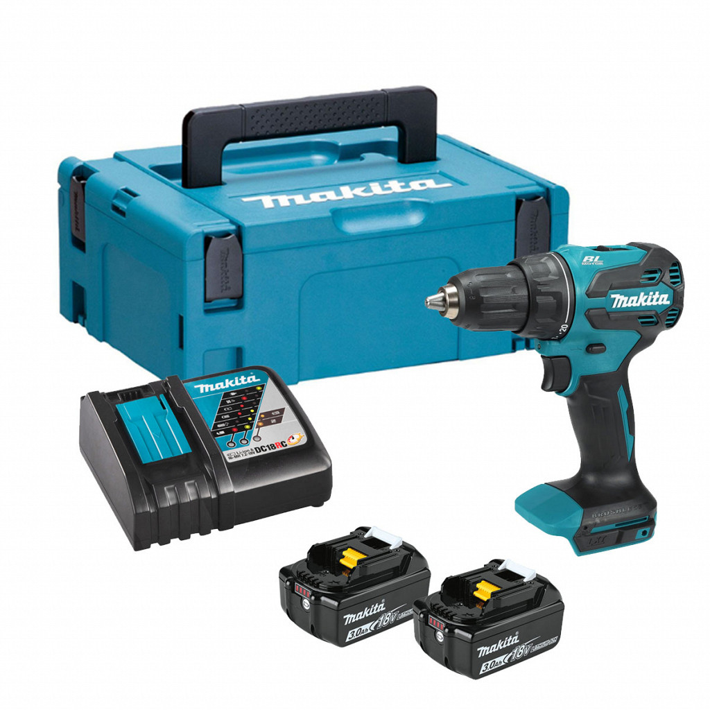 Akumulatorski vibracijski vrtalnik vijačnik 18V LXT MAKITA DHP490RFJ