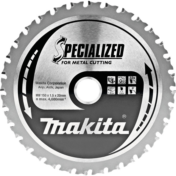 TCT Specialized žagin list - 150 mm, 32 zob