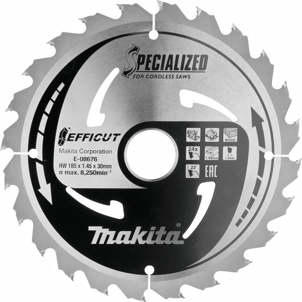 TCT žagin list za les EFFICUT 185mmx20 2