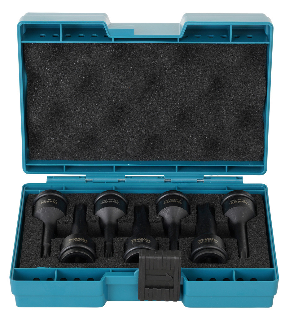 7 - delni set natičnih ključev torx MAKITA Impact Black 