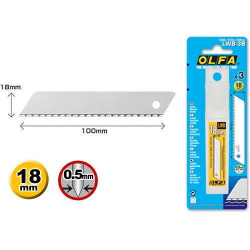 Rezervno rezilo OLFA LWB-3B (3 KOS)