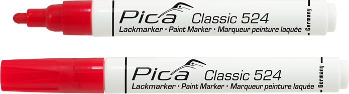 Pica Classic industrijski Marker RDEČA