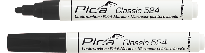 Pica Classic industrijski Marker ČRNA