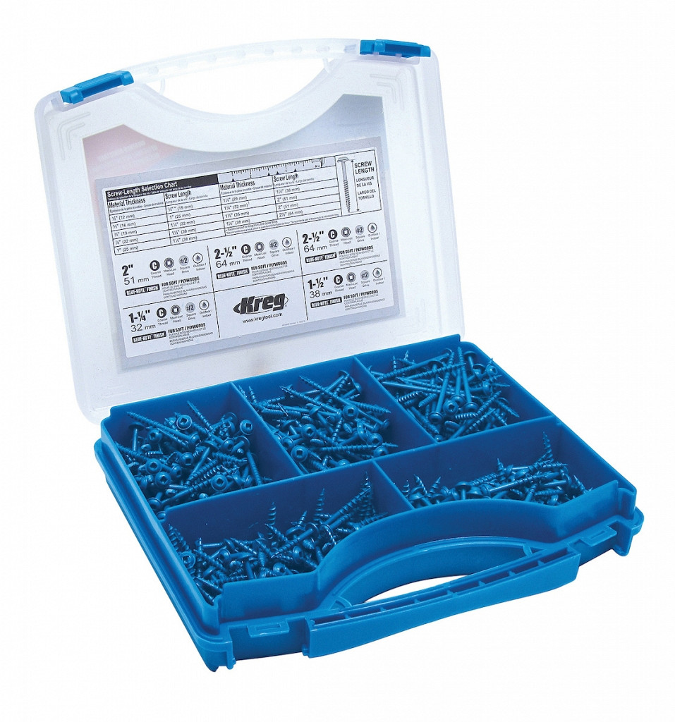 KREG® Blue-Kote Starter Kit vijaki set 450 kos