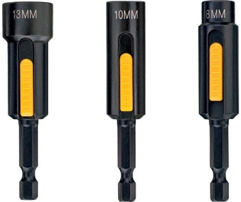 DEWALT natični ključi 8, 10, 13 mm - easy clean