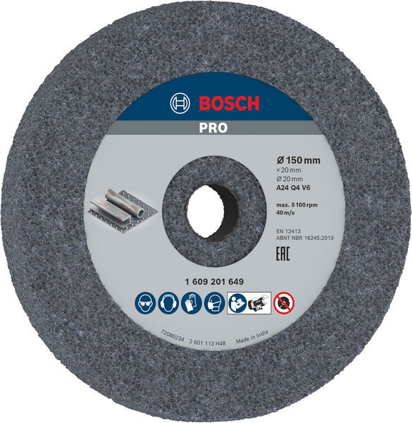 Brusni kolut PRO Metal, 150 x 20 x 20 mm, G24