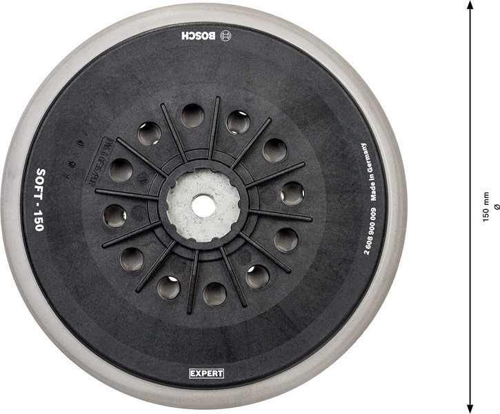 Brusni krožnik EXPERT Multihole za Bosch, 150 mm, mehki