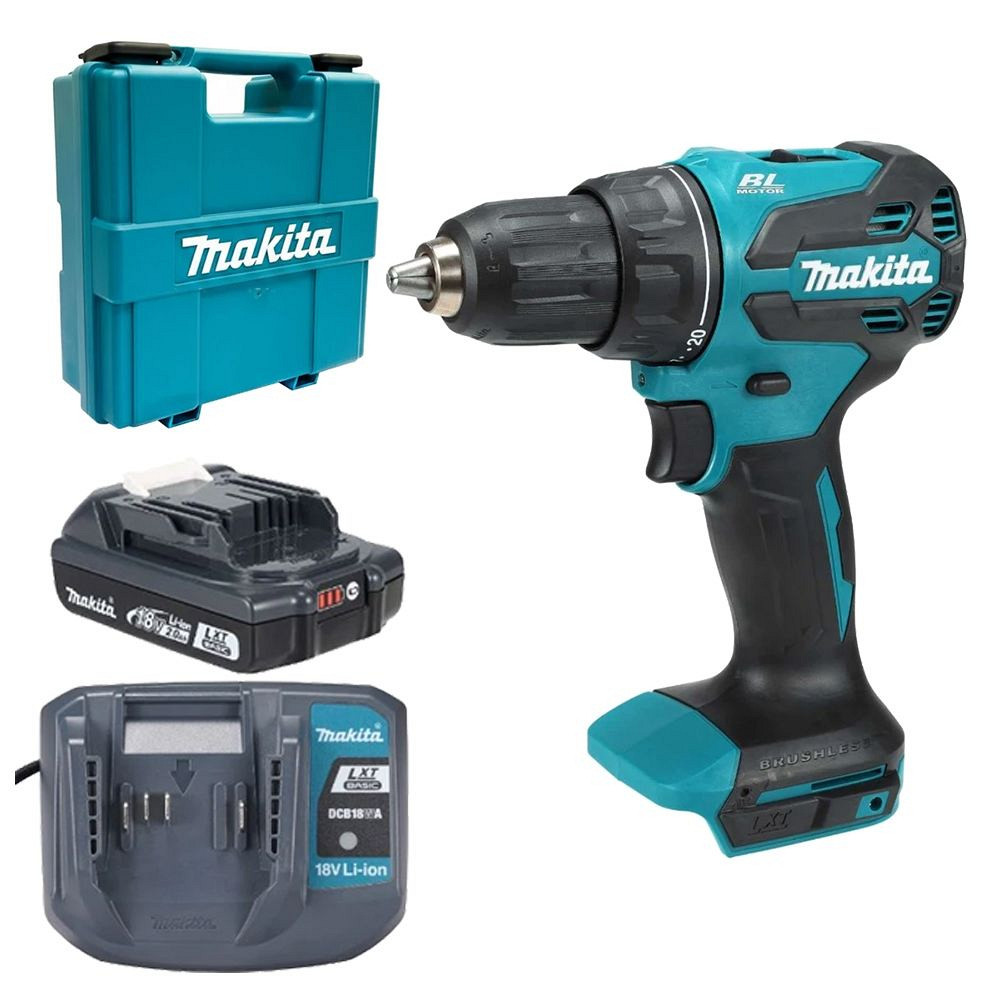 Akumulatorski vrtalnik vijačnik 18V LXT BASIC MAKITA DDF490WV