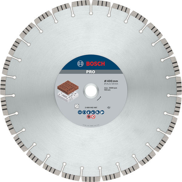 Diamantna plošča PRO Abrasive, 400 x 20/25,4 mm