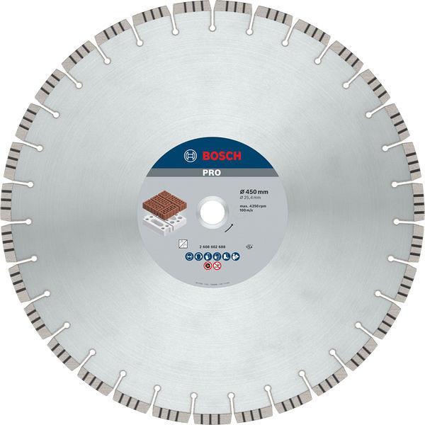 Diamantna plošča PRO Abrasive, 450 x 25,4 mm