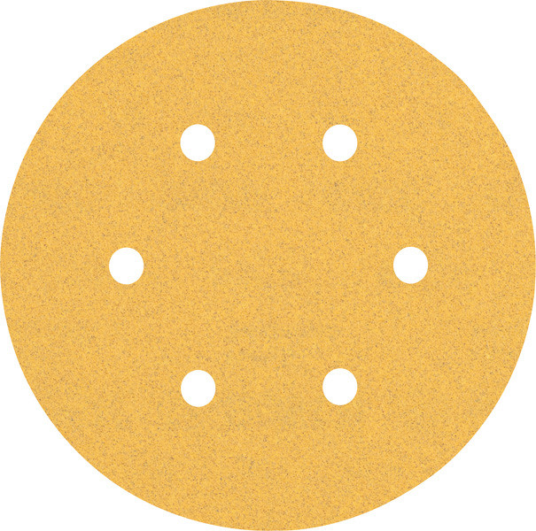 EXPERT C470 brusni papir s 6 luknjami za ekscentrične brusilnike, 150 mm, G 100, 50 kosov