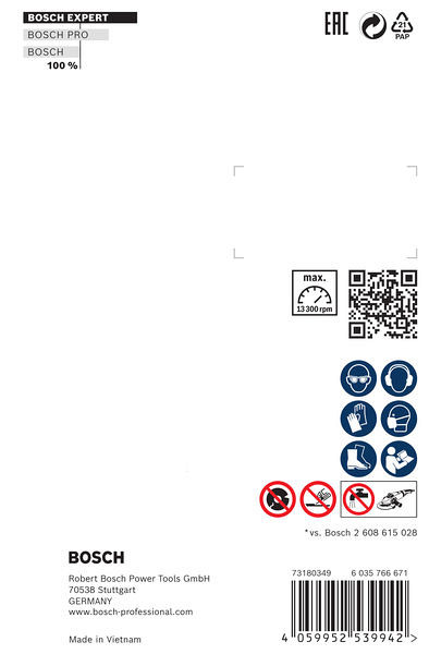 EXPERT MultiMaterial diamantna rezalna plošča, 115 x 22,23 x 2,2 x 12 mm