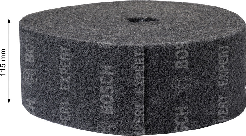 EXPERT N880 blazinica iz flisa za ročno brušenje, 115 mm x 10 m, Ultra Fine S