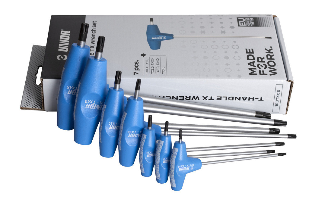 IZVIJAČI TORX T ROČAJ V KARTONU Art.193TXCS UNIOR