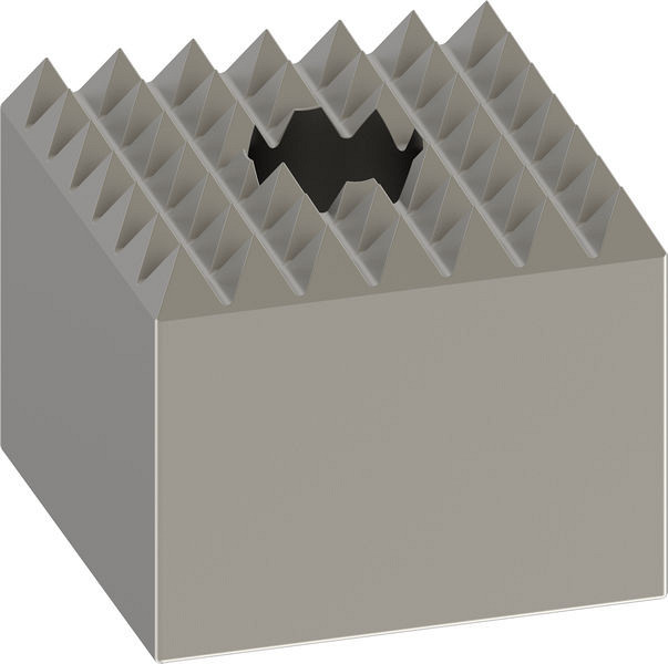 Jekleno teptalo PRO SDS max-4C, 60 x 60 mm