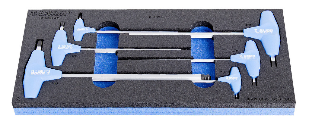 KLJUČI INBUS V SOS VLOŽKU T ROČAJ Art.964/13SOS, kotno vijačenje UNIOR