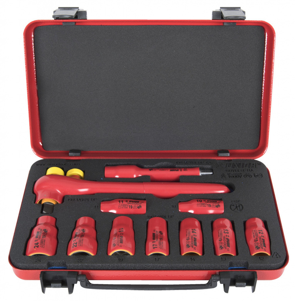 Garnitura izoliranih nasadnih ključev 1/2