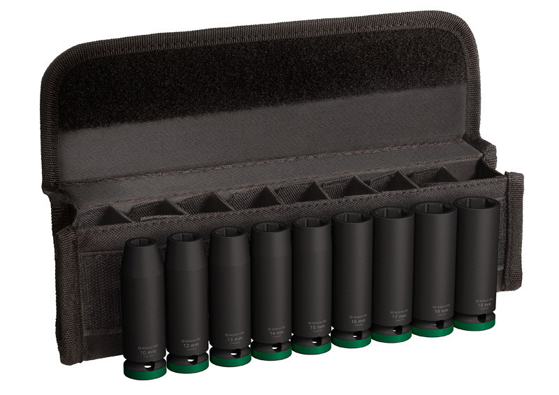 Komplet PRO Impact Socket Set, 1/2 palca, globok, 9-delni
