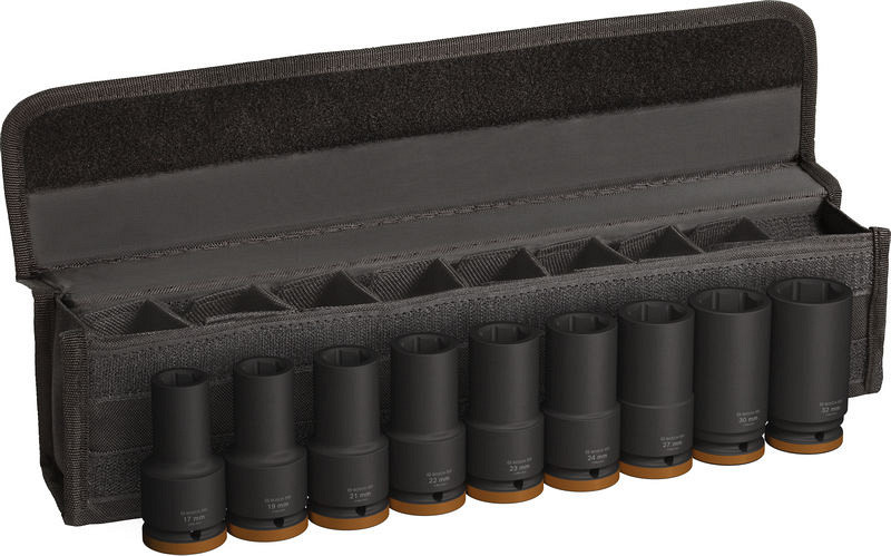 Komplet PRO Impact Socket Set, 3/4 palca, globok, 9-delni