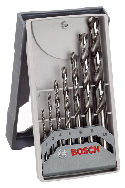 Komplet spiralnih svedrov PRO Metal HSS-G, 7 kosov